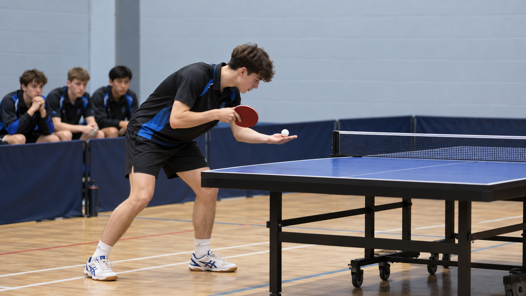 AI-generated editorial reconstruction of a Youth British Clubs League team match