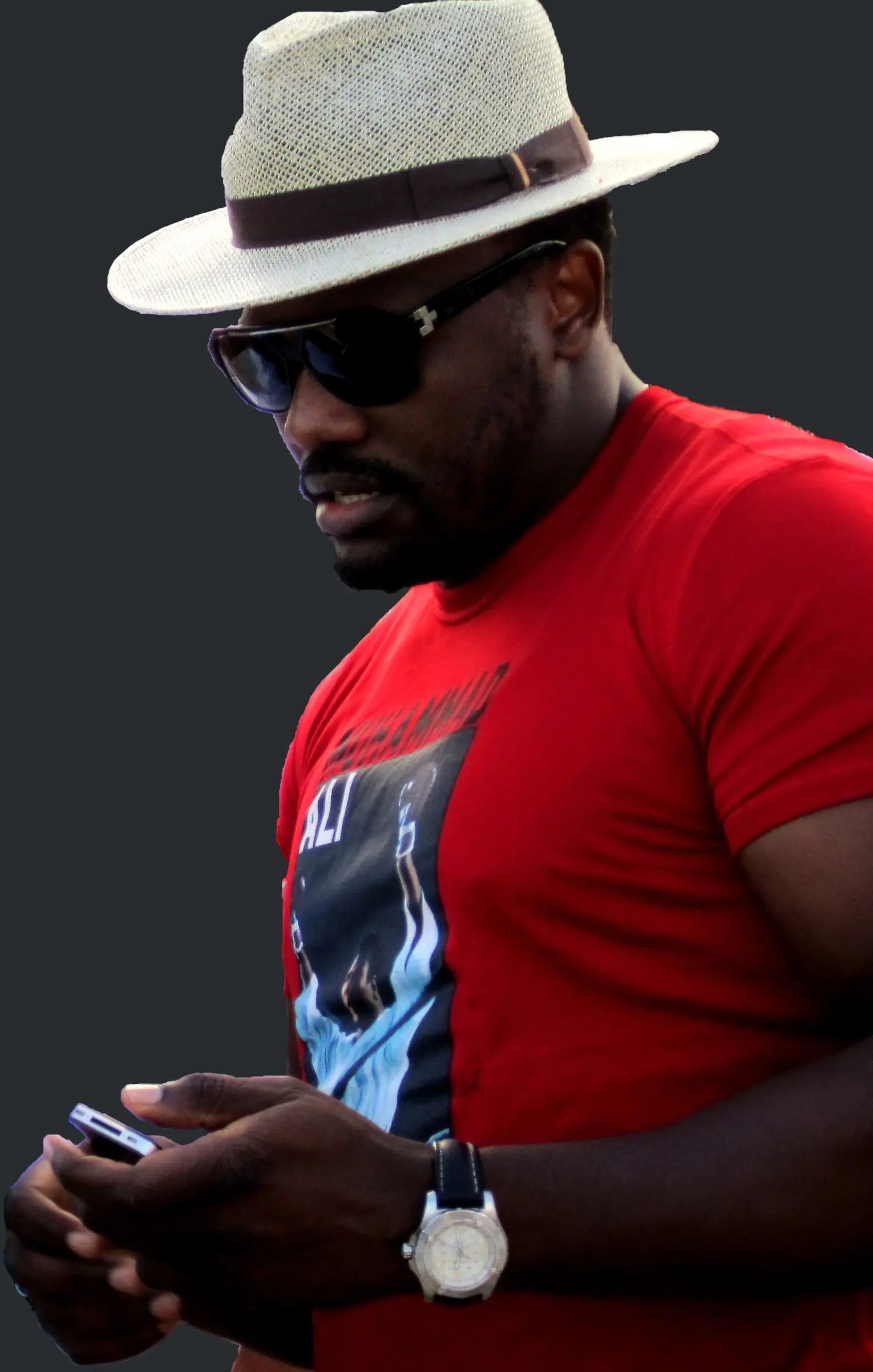 Derek Chisora, the British heavyweight boxer, in an archive portrait
