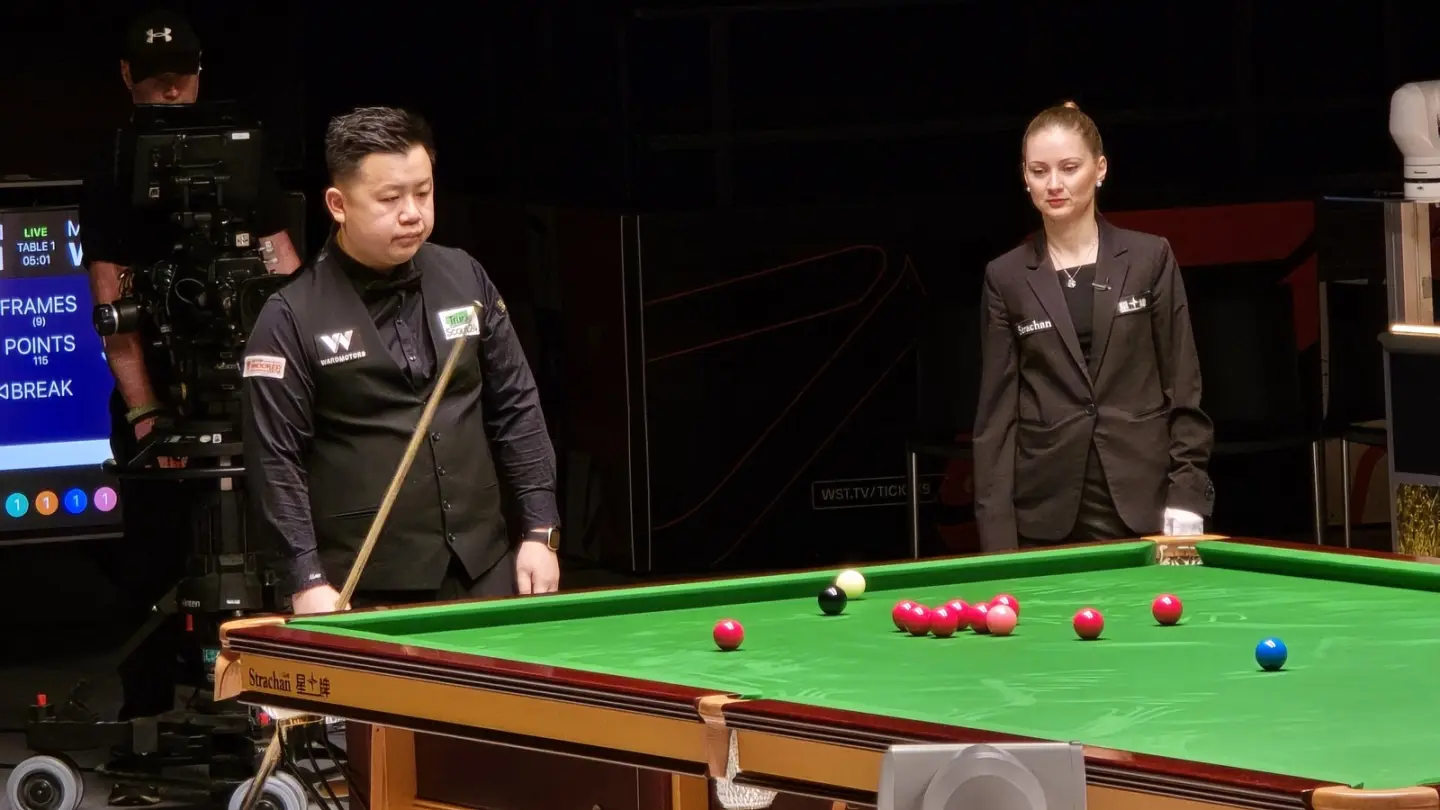 Sanderson Lam playing at the 2026 German Masters