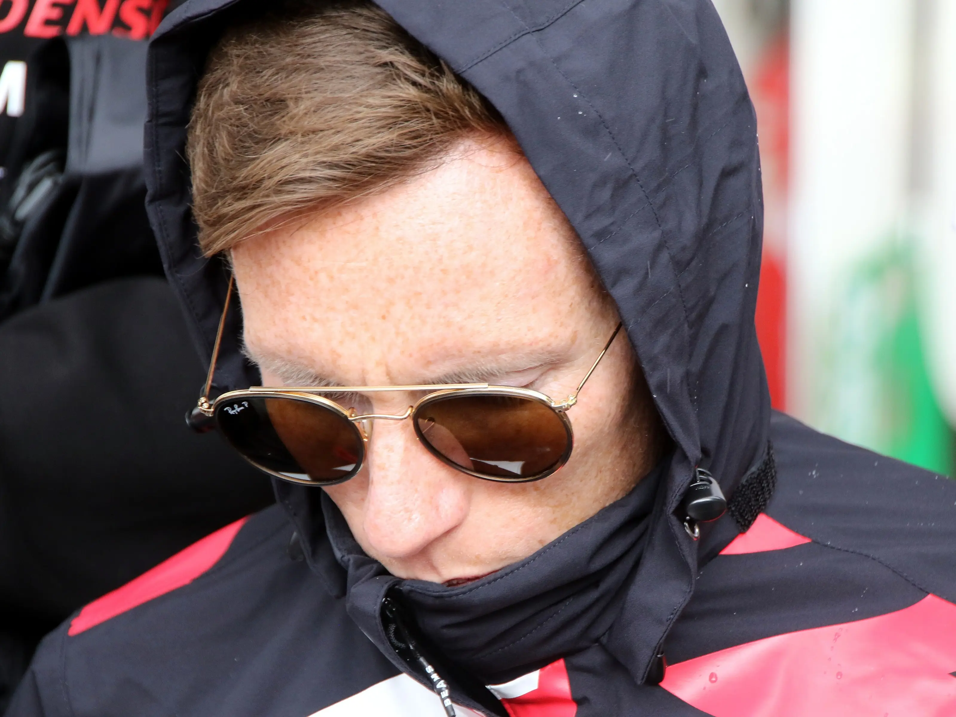 Mike Conway at a Le Mans autograph session in 2022