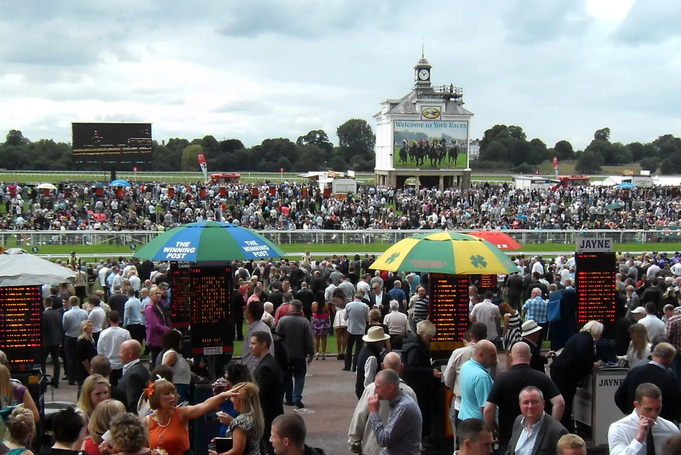 The racing course at York