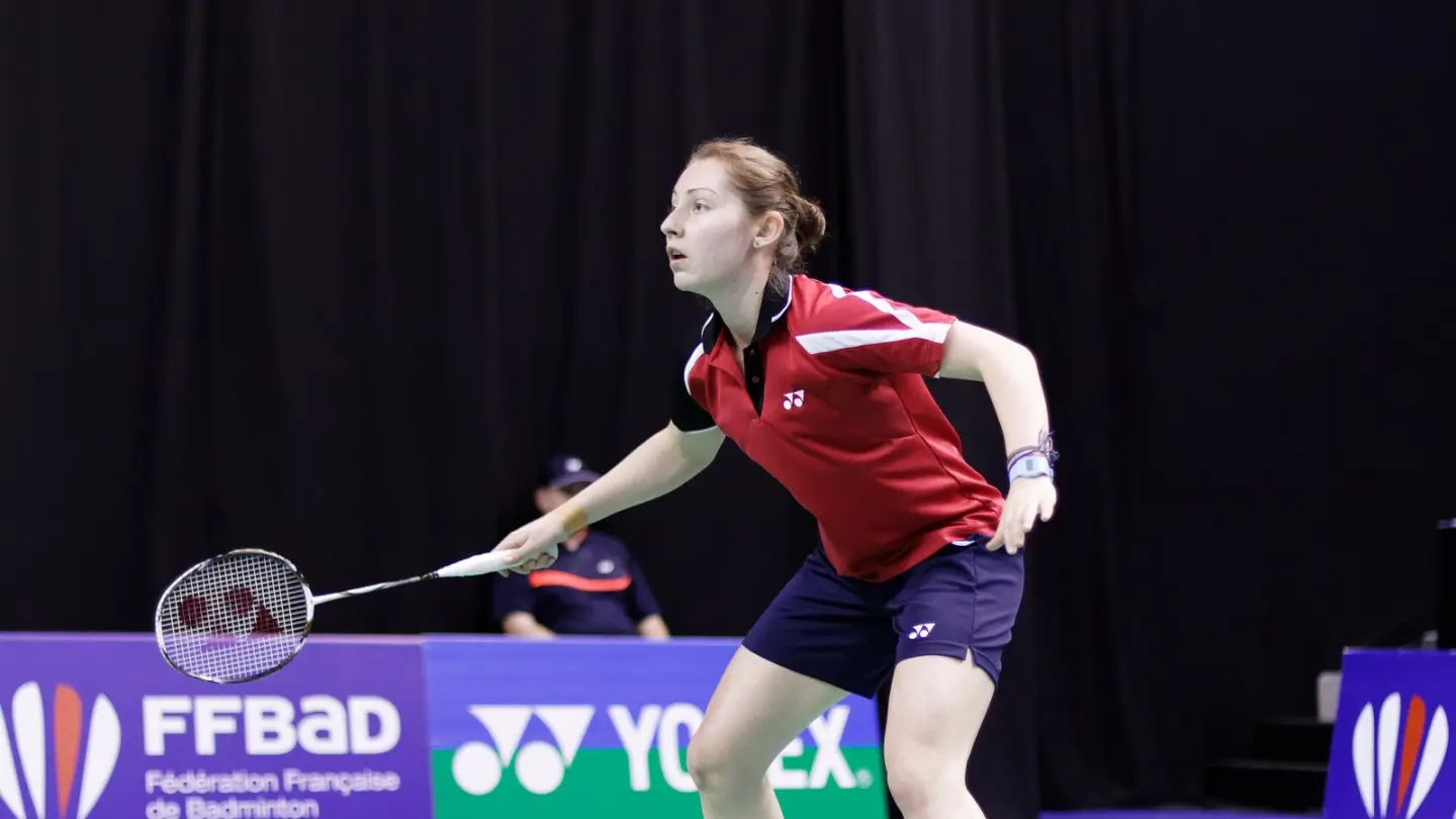 Kirsty Gilmour in an archive match at the French Open