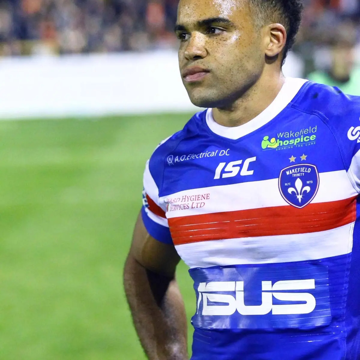 Wakefield Trinity rugby league player in an archive photograph
