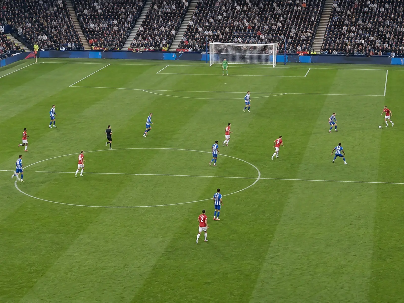 Conceptual illustration of Sunderland and Brighton football match; AI-generated, not a photograph of the actual participants or event