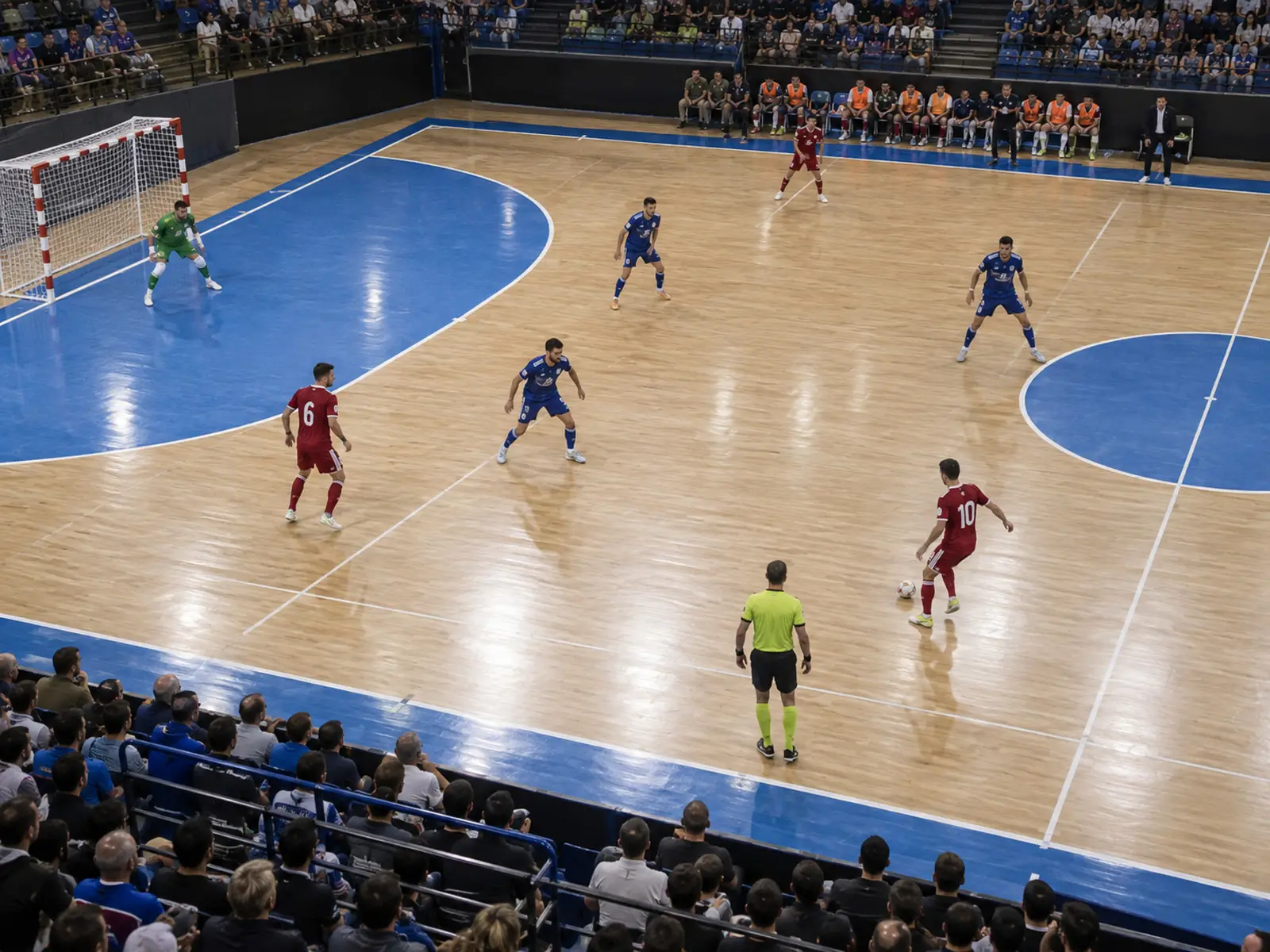 Conceptual illustration related to Palma Futsal league start; AI-generated, not the actual athlete or event