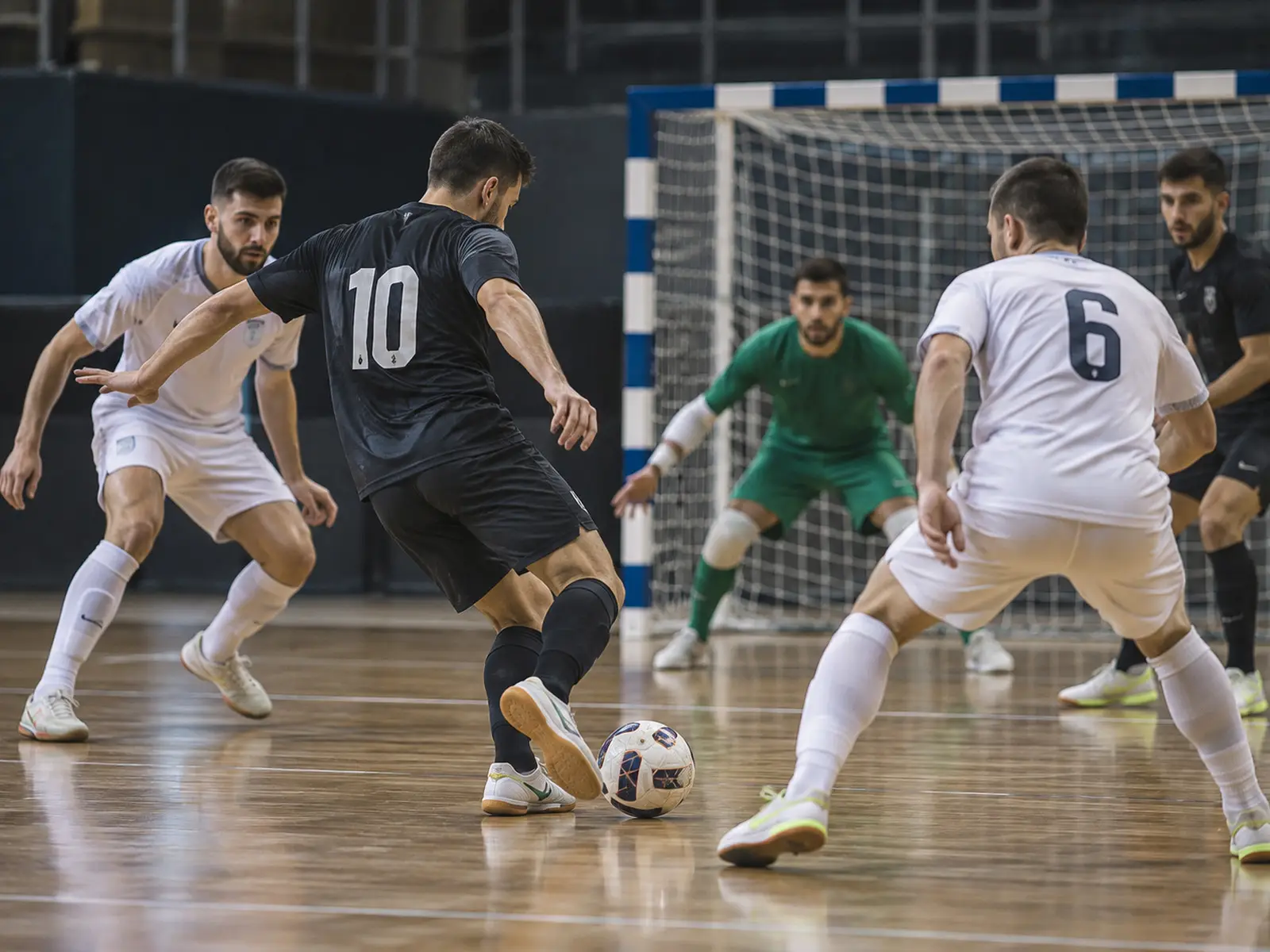 Conceptual illustration related to Palma Futsal league start; AI-generated, not the actual athlete or event