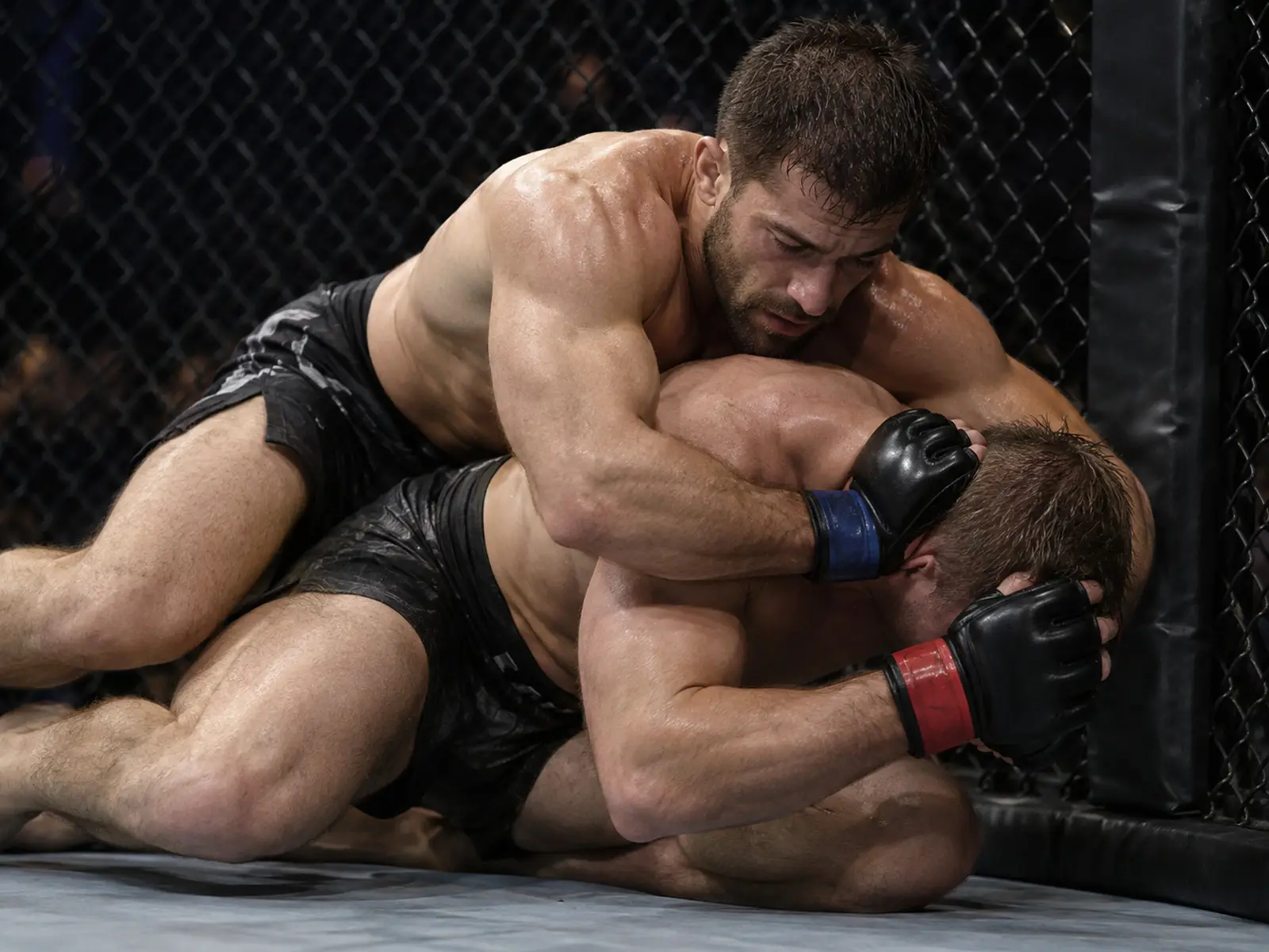 Conceptual illustration related to Jai Herbert versus Matheus Camilo mixed martial arts bout; AI-generated, not the actual athlete or event